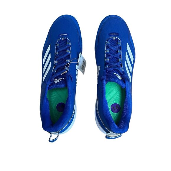 ADIDAS ICON 7 TPU BASEBALL CLEATS MENS SIZE 14 S23878 ROYAL BLUE WHITE LOGO NEW - Picture 4 of 8